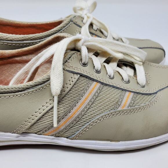 Keds Springy Steps Leather Stone Lace Up Oxford Shoes Size 7 Casual Business - Picture 10 of 10